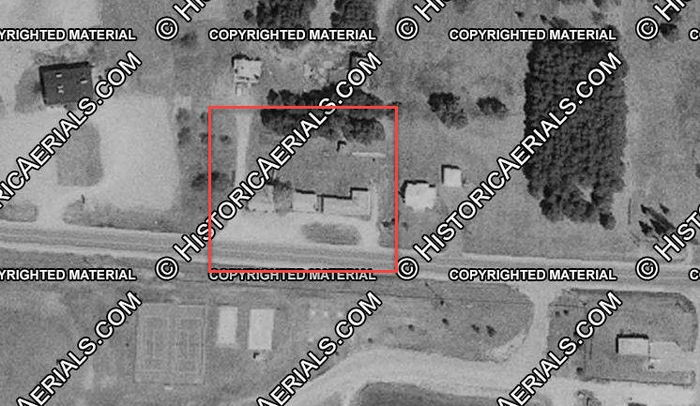 Valley View Motel (Country House) - 1981 Aerial (newer photo)